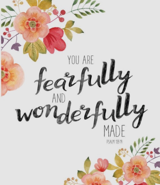 Image result for you are fearfully and wonderfully made kjv